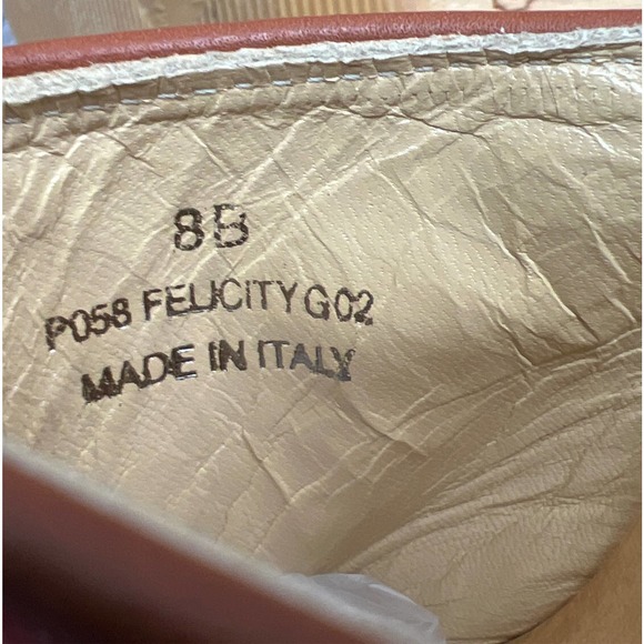 Coach Felicity Womens Size 8B Pink Wooden Clogs Made in Italy - Picture 9 of 9